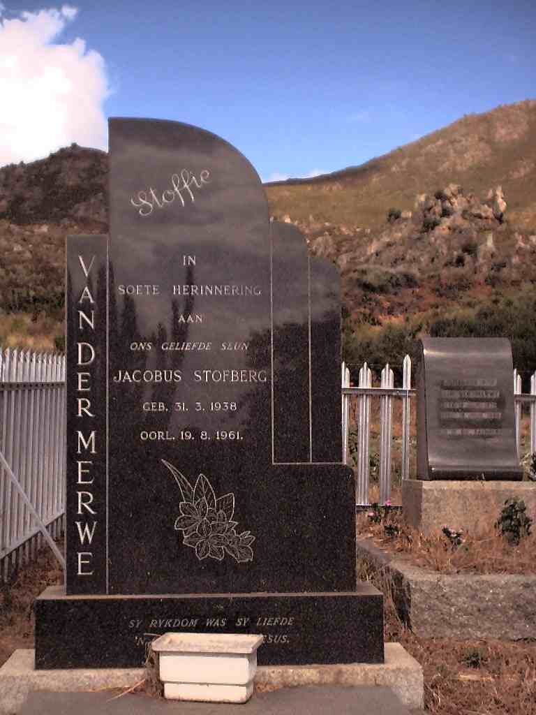 MERWE Jacobus Stoffberg, van der  1938-1961
