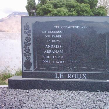 ROUX Andries Abraham, le 1918-2002