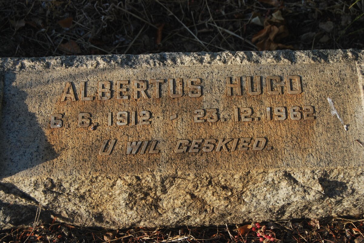 HUGO Albertus 1912-1962