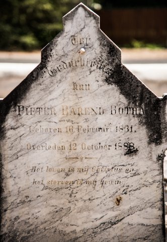 BOTHA Pieter Barend 1831-1888