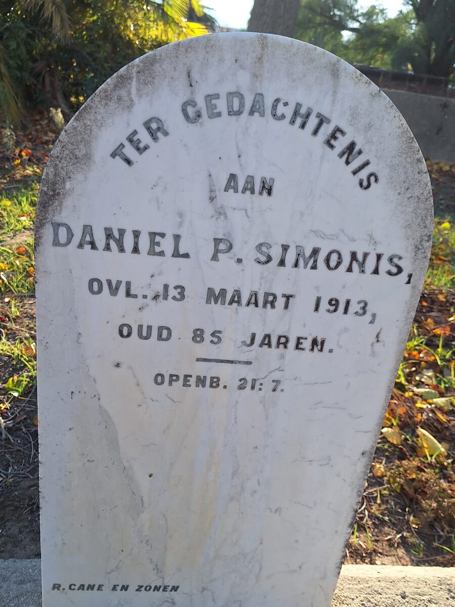 SIMONIS Daniel P. -1913