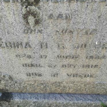 PREEZ Regina M.C., du 1889-1918