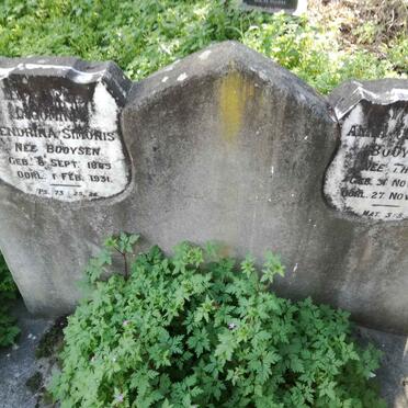 SIMONIS Jacomina Hendrina nee BOOYSEN 1885-1931 :: BOOYSEN Anna Catharina nee THERON 1848-1931