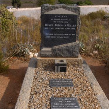 MOLLER Daniel Johannes 1904-1945 :: MOLLER Maria Elizabeth nee VILJOEN 1948-2009 :: MOLLER Alida Hester nee KIRSTEIN 1914-1993