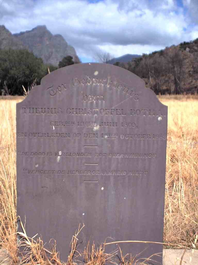 BOTHA Theunis Christoffel 1809-1883