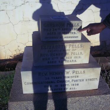 PELLS Henry W. -1938 &amp; Elizabeth -1915 :: PELS Gershom-190?