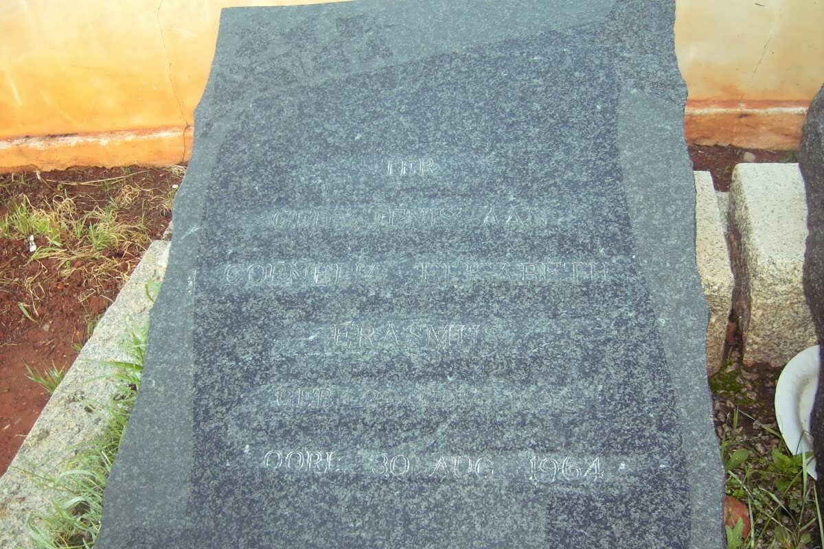 ERASMUS Cornelia Elizabeth 18??-1964