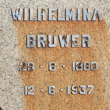 BRUWER Wilhelmina 1880-1937