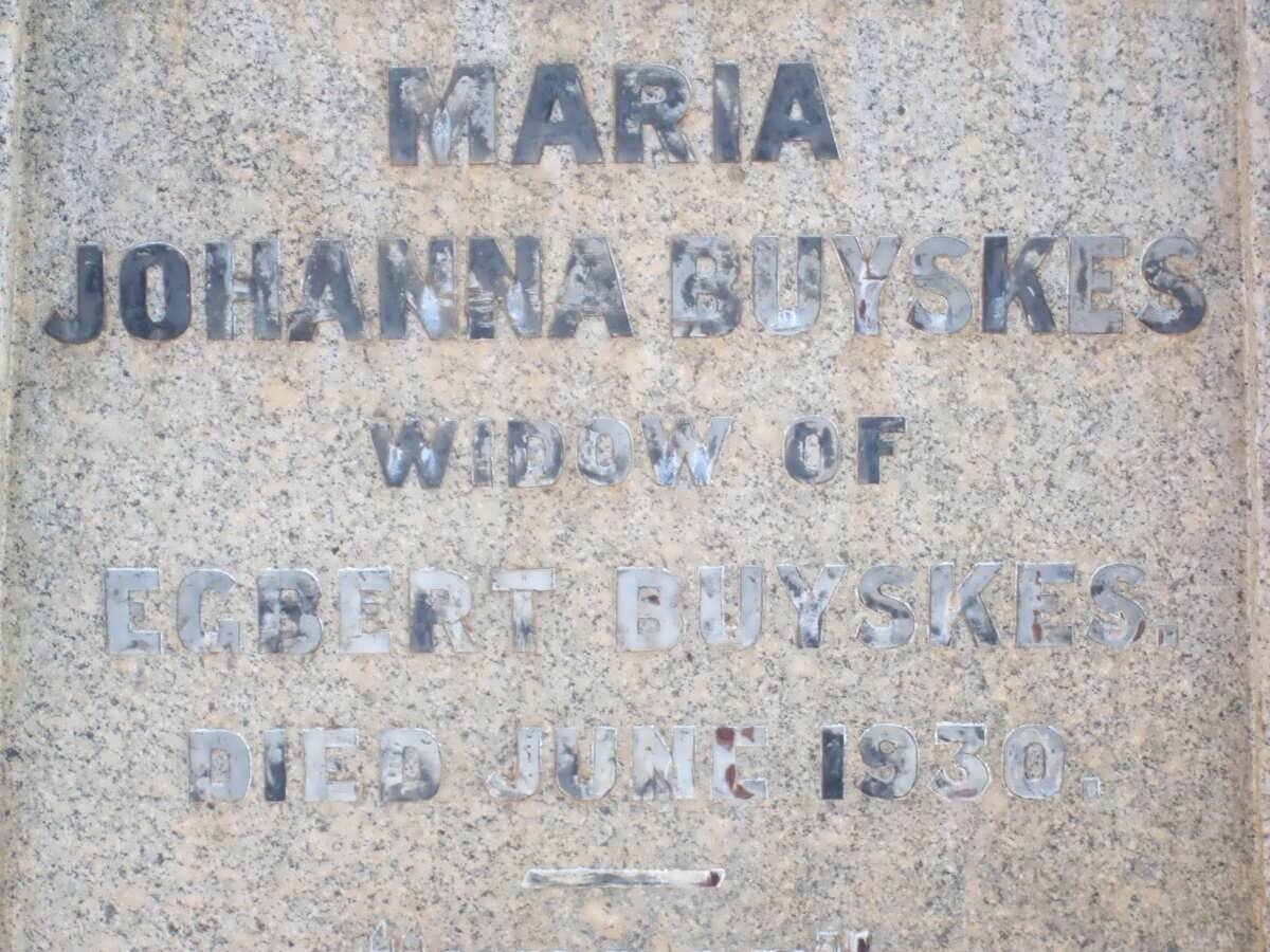 BUYSKES Maria Johanna -1930