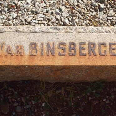 BINSBERGEN, van