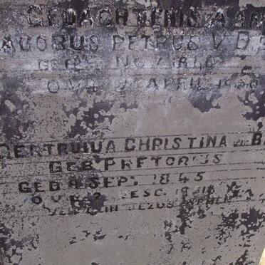 BERG Jacobus Petrus, v.d. 1840-1920 &amp; Gertruida Christina PRETORIUS 1845-19?1