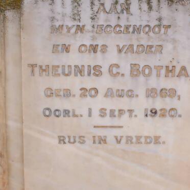 BOTHA Theunis C. 1869-1920