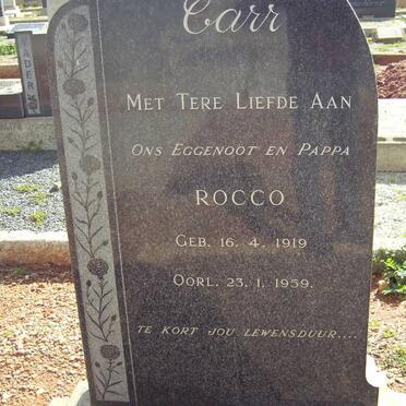 CARR Rocco 1919-1959