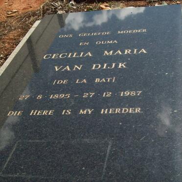 DIJK Cecilia Maria, van nee DE LA BAT 1895-1987