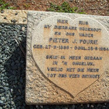 FOURIE Pieter J. 1895-1954