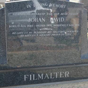 FILMALTER Johan David 1895-1951