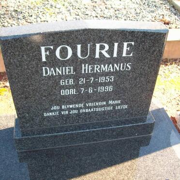 FOURIE Daniel Hermanus 1953-1996