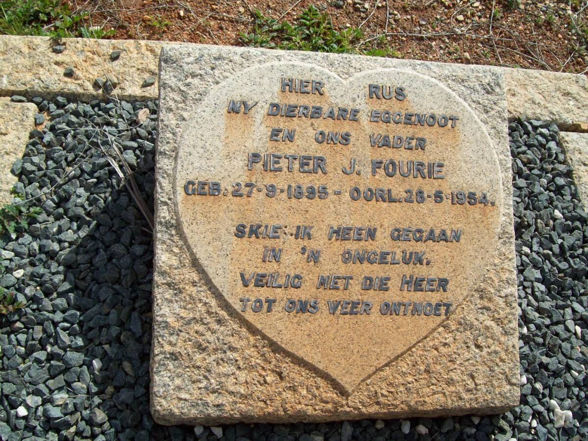 FOURIE Pieter J. 1895-1954