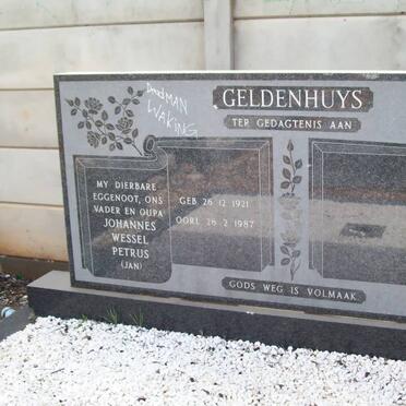 GELDENHUYS Johannes Wessel Petrus 1921-1987