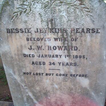 HOWARD Bessie Jenkins Pearse -1895