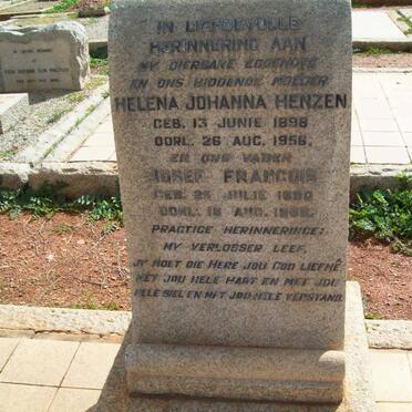 HENZEN Josef Francois 1880-1969 &amp; Helena Johanna 1898-1956