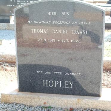HOPLEY Thomas Daniel 1919-965
