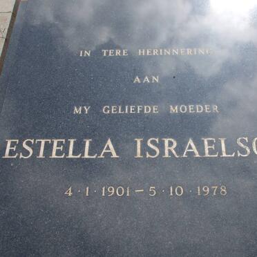 ISRAELSON Stella 1901-1978