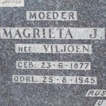 JACOBS Stephanus C. 1861-1951 &amp; Magrieta J. VILJOEN 1877-1945