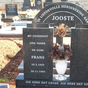 JOOSTE Frans 1929-1995