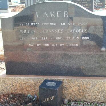 LAKER Willem Johannes Jacobus 1894-1968