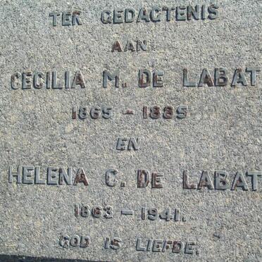 LABAT Cecilia M., de 1865-1885 :: DE LABAT Helena C. 1868-1941