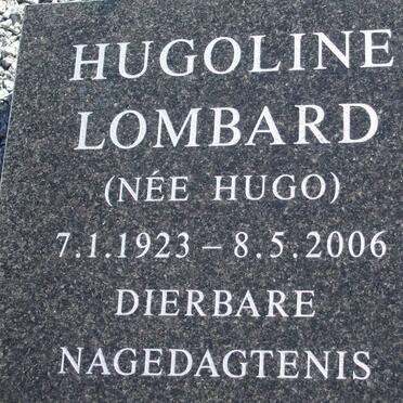 LOMBARD Hugoline nee HUGO 1923-2006