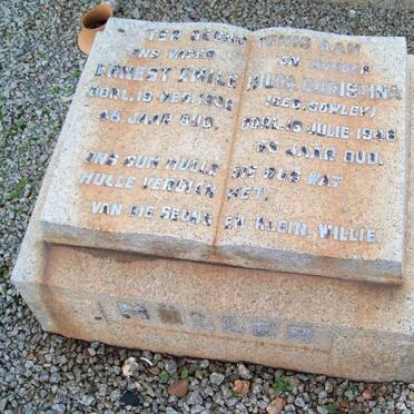 MÖLLER Ernest Emile -1930 &amp; Hilda COWLEY -1946