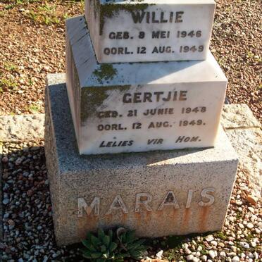MARAIS Willie 1946-1949 :: MARAIS Gertjie 1948-1949