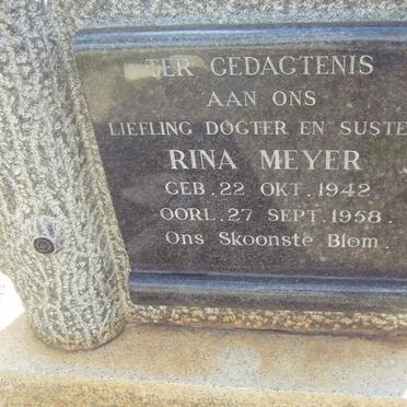 MEYER Rina 1942-1958