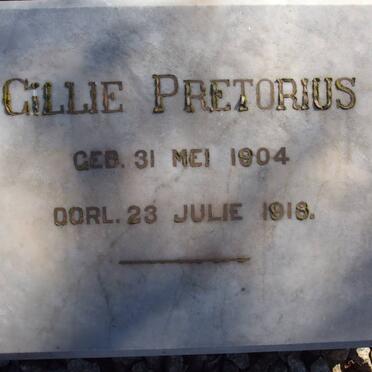 PRETORIUS Gillie 1904-1918