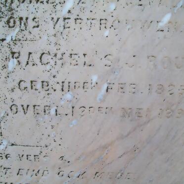 PLESSIS Johannes, du 1814-18?? &amp; Rachel S.J. ROUX 1825-1898