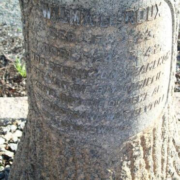 ROUX Wilma, le 1933-1942