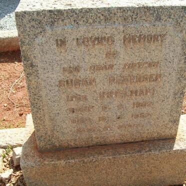 REDERSEN Susan nee IMMELMAN 1862-1957