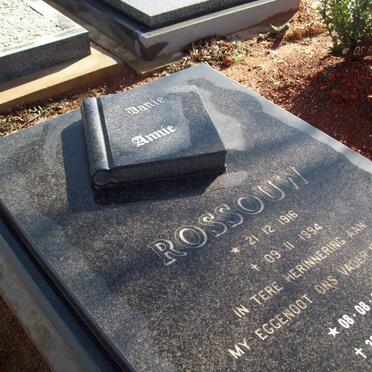 ROSSOUW Danie 1916-1994 &amp; Annie 1919-2004 :: ROSSOUW Niel 1948-1998