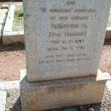 SWART Susanna M. nee MARAIS 1899-1957