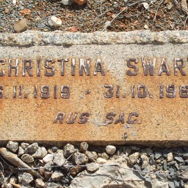 SWART Christina 1919-1962