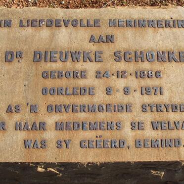 SCHONKEN Dieuwke 1886-1971