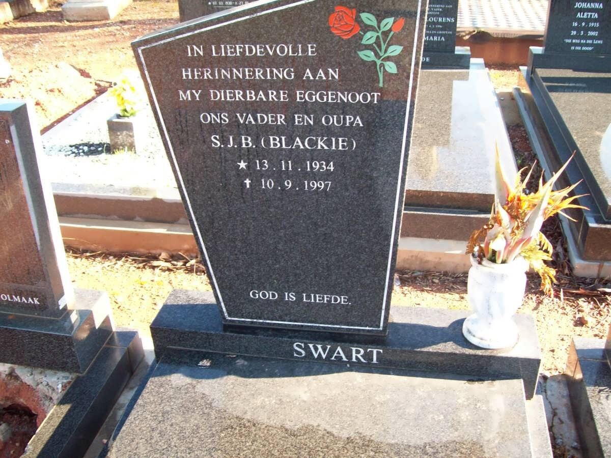 SWART S.J.B. 1934-1997