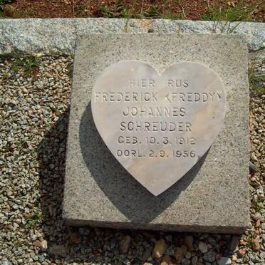 SCHREUDER Frederick Johannes 1912-1956