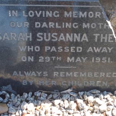 THERON Pieter Johannes 1965-1918 &amp; Sarah Susanna 1951