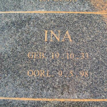 VILLIERS Ina, de 1933-1998