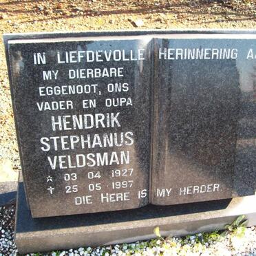 VELDSMAN Hendrik Stephanus 1927-1997
