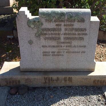 VILJOEN Hercules Stephanus 1881-1918 &amp; Johanna Magrietha MARAIS 1876-1949