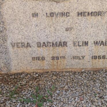 WALTERS Vera Dagmar Elin -1956